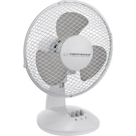 Esperanza 9 Inch Desk  Cooling Fan Zephyr (EHF004WE) (ESPEHF004WE)