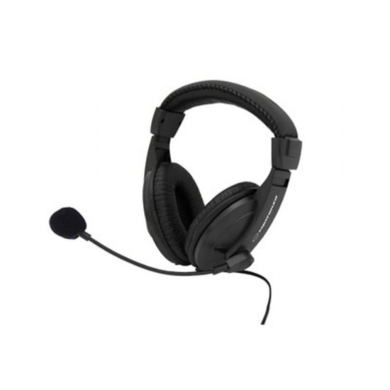 Esperanza Over Ear Multimedia Headphones Black (EH103) (ESPEH103)