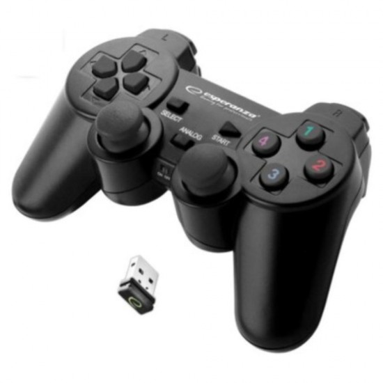 Esperanza 2.4ghz Wireless Vibration Gamepad Pc/ps (EGG108K) (ESPEGG108K)