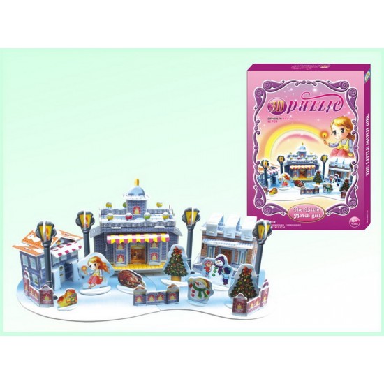 To Κορίτσι Με Τα Σπίρτα 3D Puzzle