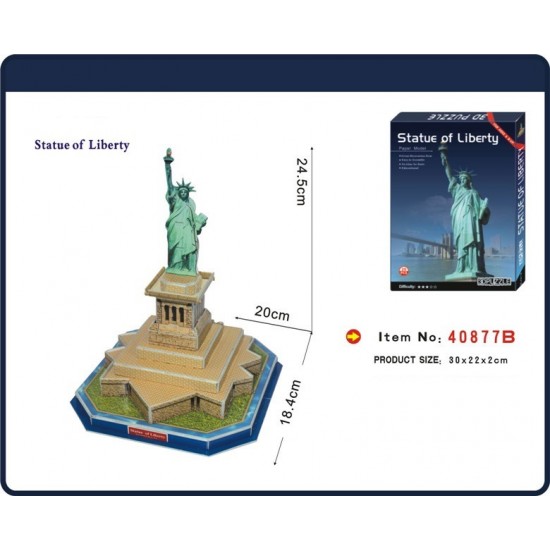 Άγαλμα Ελευθερίας Μ 3D Puzzle