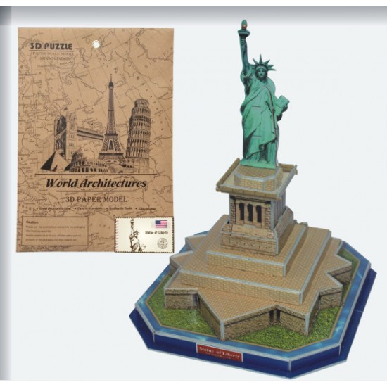 Άγαλμα της Ελευθερίας Slim 3D Puzzle