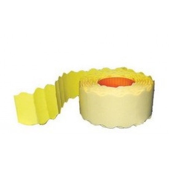 Ετικέτα 26x16mm Αυτοκόλλητη Ετικετογράφου Κίτρινη | 1000ετ./ρολό