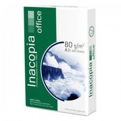 Χαρτί Εκτύπωσης INACOPIA Office Α3 80gr - 500 Φύλλα