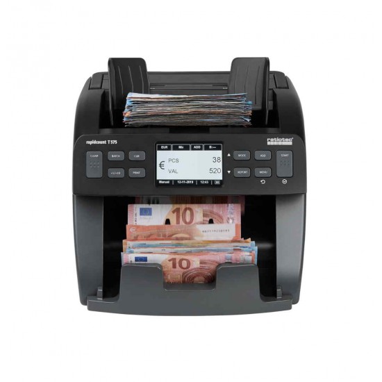 Καταμετρητής Ανιχνευτής χαρτονομισμάτων Radiotec rapidcount T575 Καταμετρητής Ανιχνευτής χαρτονομισμάτων Radiotec rapidcount T575