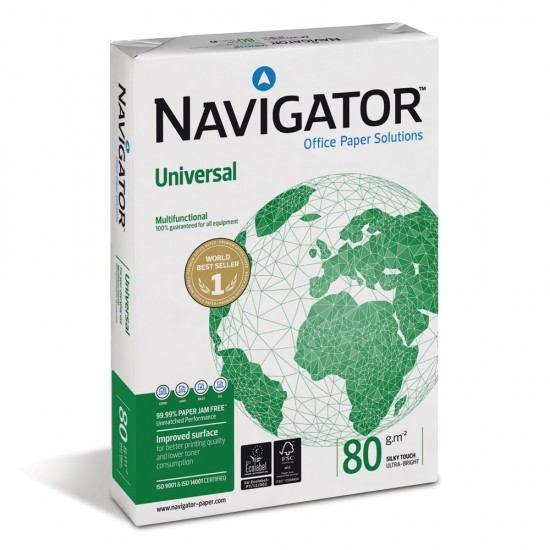 Επαγγελματικό Χαρτί Εκτύπωσης Navigator A4 80g/m² 500 Φύλλα (NVG330962)