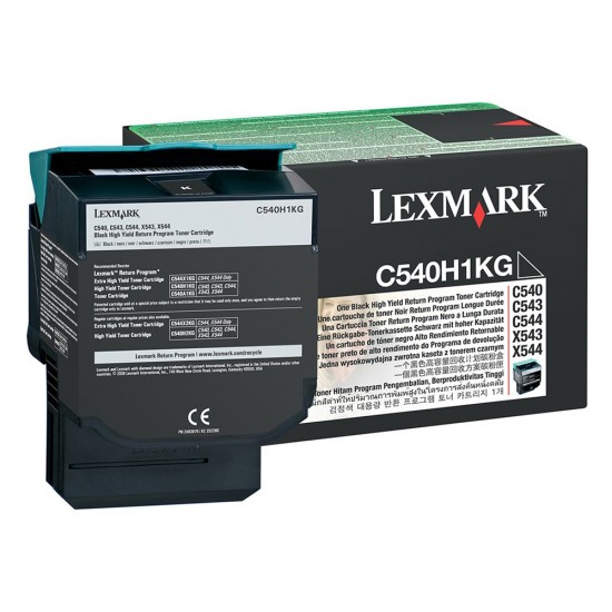 LEXMARK C54x/X543 HC BLK TNR (2,5k) (C540H1K) (LEXC540H1K)