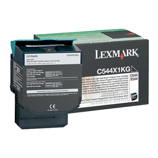 LEXMARK C544/X544 HC BLK TNR (6k) (C544X1K) (LEXC544X1K)