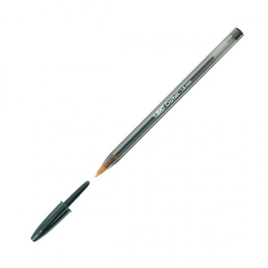 Στυλό Διαρκείας BIC Cristal 1.6 mm (Μαύρο) (880648) (BIC880648)