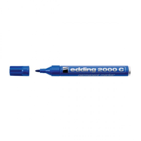Μαρκαδόρος Ανεξίτηλος EDDING 2000 1.5 - 3.0 mm (Μπλέ) (EDD2000BL)