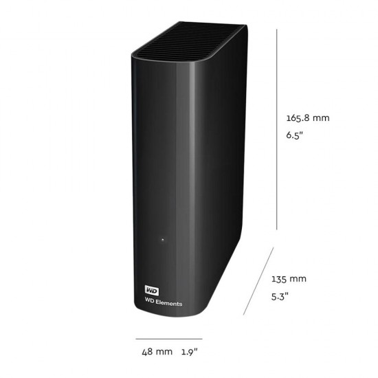 Western Digital Elements Desktop 4TB USB 3.0 (Black) (WDBWLG0040HBK)