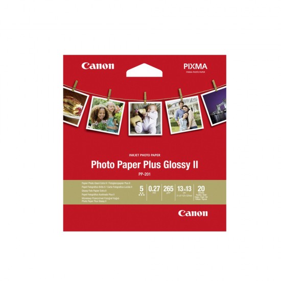 Canon Φωτογραφικό Χαρτί PP-201 5x5 inch 265 g/m²20 Φύλλα (2311B060) (CAN-PP2015)