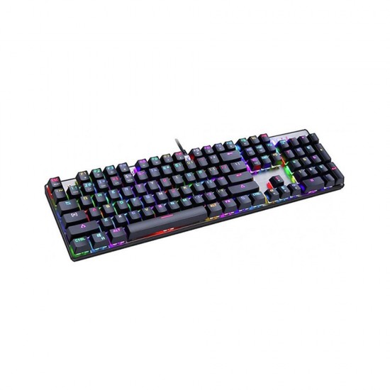 Motospeed CK104 Wired mechaninal keyboard RGB US Layout Black Blue Switces