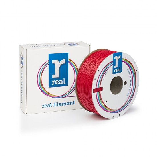 REAL ABS 3D Printer Filament - Red - spool of 1Kg - 1.75mm (REFABSRED1000MM175)