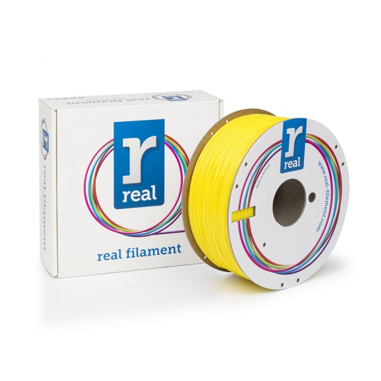 REAL ABS 3D Printer Filament - Yellow - spool of 1Kg - 1.75mm (REALABSYELLOW1000MM175)