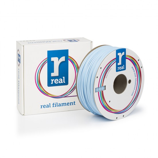 REAL ABS 3D Printer Filament - Light Blue - spool of 1Kg - 2.85mm (REALABSLBLUE1000MM3)