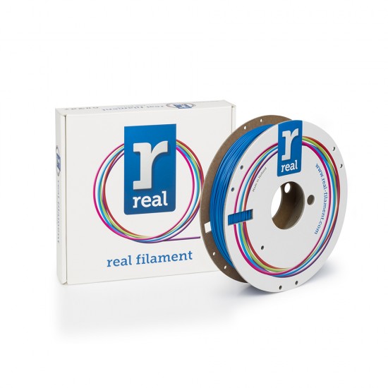REAL PETG 3D Printer Filament - Blue - spool of 0.5Kg - 1.75mm (REFPETGSBLUE500MM175)