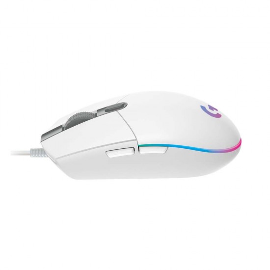 Logitech Gaming Mouse G102 LightSync RGB White (910-005824) (LOGG102WH)