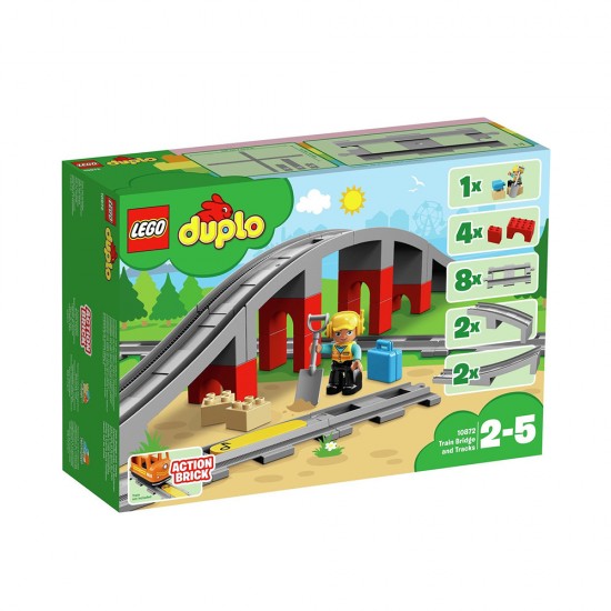 Lego Duplo: Train Bridge and Tracks (10872) (LGO10872)