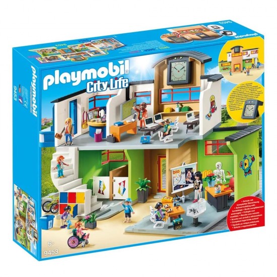 Playmobil City Life - Επιπλωμένο Σχολικό Κτίριο (9453) (PLY9453)