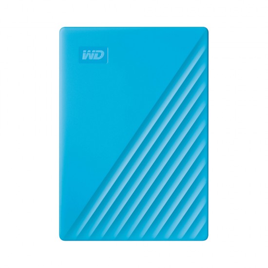 Western Digital My Passport 4TB External USB 3.2 Gen 1 Portable Hard Drive (Blue) (WDBPKJ0040BBL-WESN)