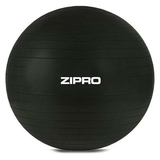 Μπάλα Γυμναστικής 55 cm Χρώματος Μαύρο Zipro (6413425) (ZIP6413425)