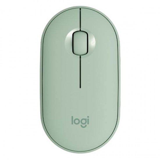 Logitech M350 Pebble Mouse Light Green Wireless (910-005720) (LOGM350LGN)