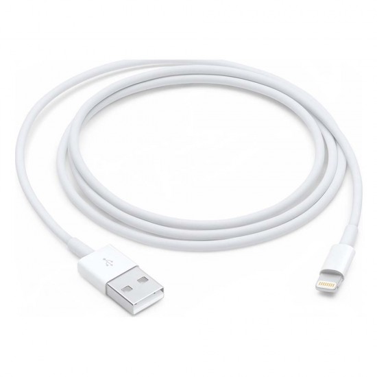 Apple Charge Cable USB to Lightning Λευκό 1m (MQUE2ZM/A) (APPMQUE2ZM/A)
