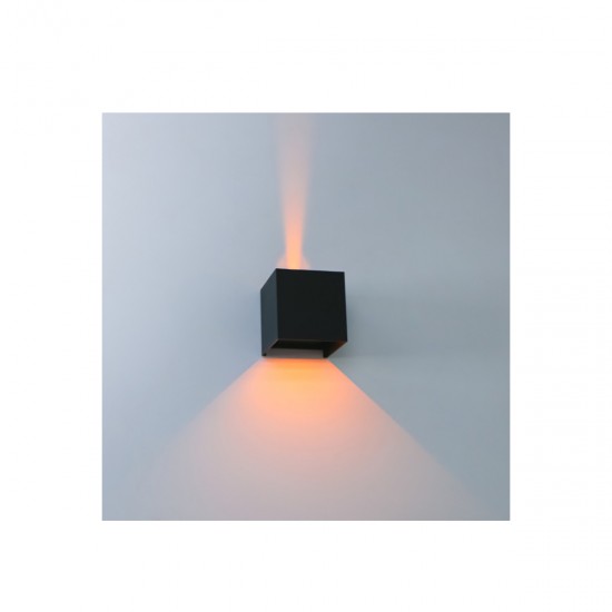 123LED Up and Down Amarilio Black Wall Lamp (6W) (LDR06280)