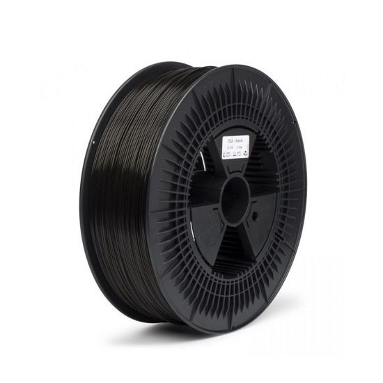 REAL PETG 3D Printer Filamen-Black- spool of 5Kg - 2.85mm (REFPETGRBLACK5000MM285)