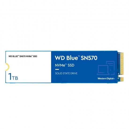 Western Digital Δίσκος SSD SN570 1TB M.2 2280 PCIe Gen3x4 (WDS100T3B0C)