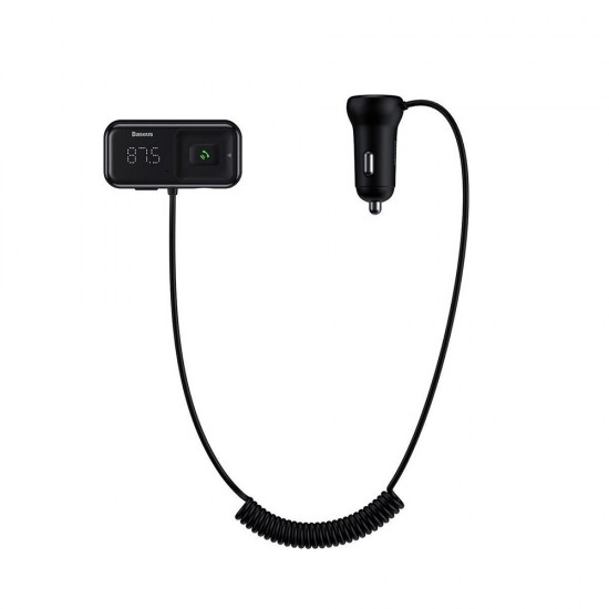 Baseus FM Transmitter Αυτοκινήτου S-16 με Bluetooth / USB / AUX / MicroSD (CCTM-E01)