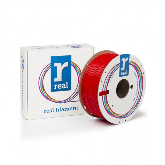 REAL ABS Pro 3D Printer Filament -Red - spool of 1Kg - 2.85mm (REFABSPRORED1000MM285)
