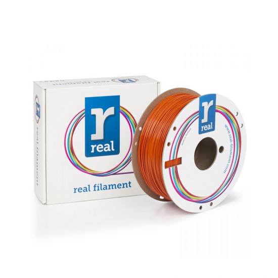REAL PETG 3D Printer Filament - Orange- spool of 1Kg - 1.75mm (REFPETGRORANGE1000MM175)
