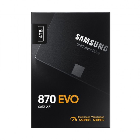 Samsung Δίσκος SSD 870 Evo 2.5" 4TB (MZ-77E4T0BW) (SAMMZ-77E4T0BW)