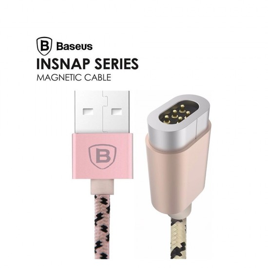 Baseus Magnetic Charging cable Insnap series 1M Rose Gold (CAMCLH-ALF0R) (BASCAMCLH-ALF0R)