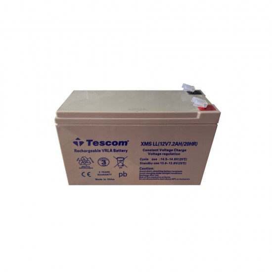 Battery replacement for UPS XMS LL 12V 7,2Ah (BAT.0295) (TSXMSLL72A)