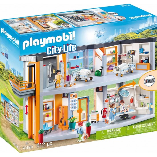 Playmobil City Life Large Hospital για 4+ ετών (70190)
