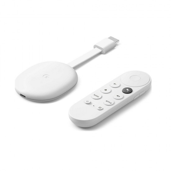 Google Smart TV Stick Chromecast with Google TV 4K White
