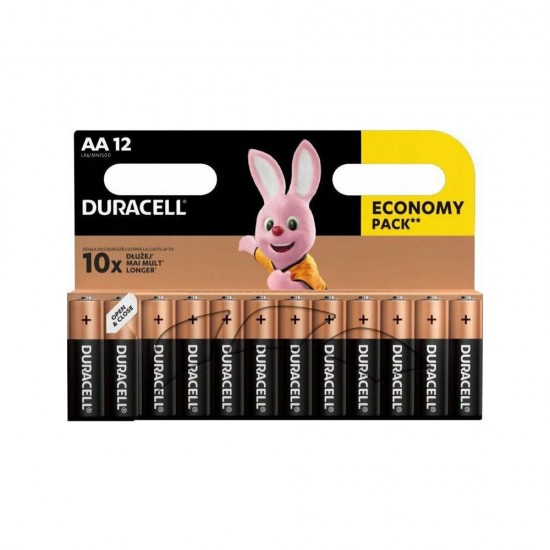 Duracell Αλκαλικές Μπαταρίες AA 1.5V 12τμχ (DRAALR6) (DURDRAALR6)