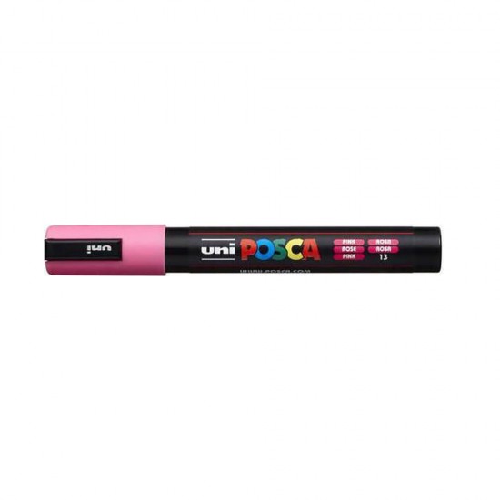 Uni-Ball Μαρκαδοροι Posca Pc-5M Medium Pink (PC5MMPK) (UNIPC5MMPK)