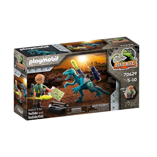 Playmobil Dino Rise Δεινόνυχος με τον Θείο Rob για 5-10 ετών (70629) (PLY70629)