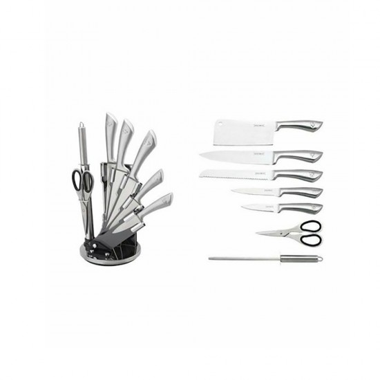 Royalty Line Knife Set With Stand of Stainless Steel 7pcs (KSS600) (ROYKSS600)