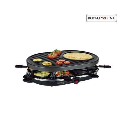 Royalty Line 1200W Electric Grill Raclette (RC82632G) (ROYRC82632G)