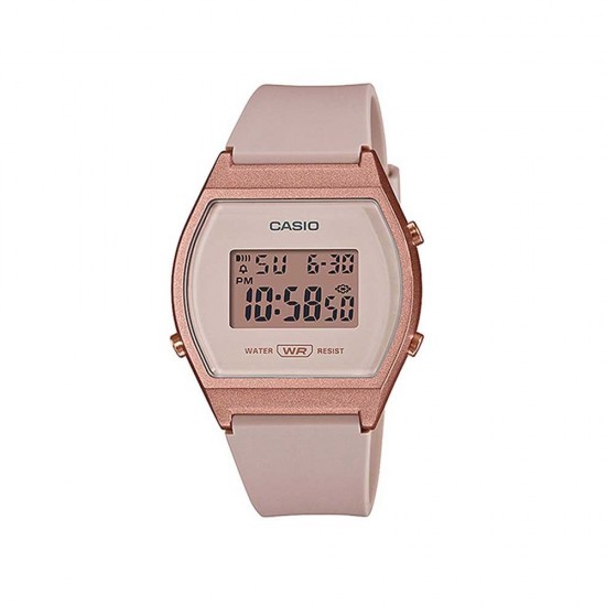 Casio Digital Watch with Rubber Strap Pink (LW-204-4AEF) (CASLW2044AEF)