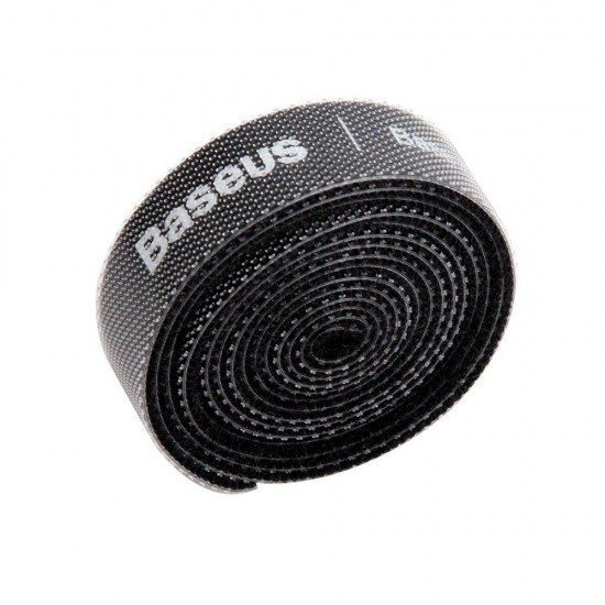 Baseus Rainbow Circle Velcro Straps Δεματικά Καλωδίων Μαύρο 1m 1τμχ (ACMGT-E01) (BASACMGTE01)