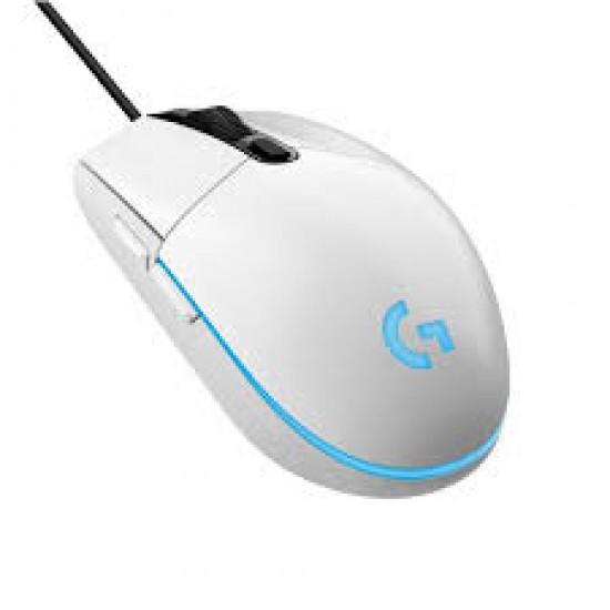 Logitech G203 Lightsync Gaming Mouse USB white (910-005797) (LOGG203WH)