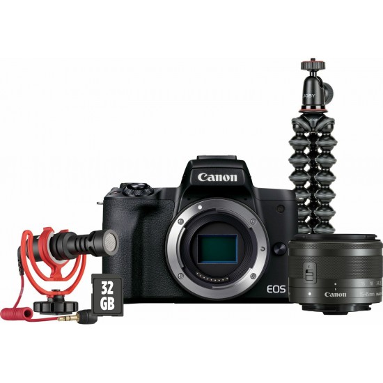 Canon EOS M50 Mark II Vlogger Kit Camera (4728C050AA) (CANEOSM50MII)