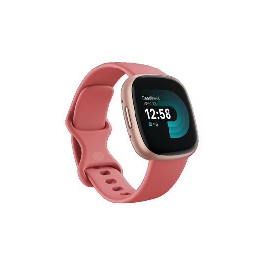 Fitbit Versa 4 - 40 mm - Pink Sand / Copper Rose Aluminum (FB523RGRW) (FITFB523RGRW)