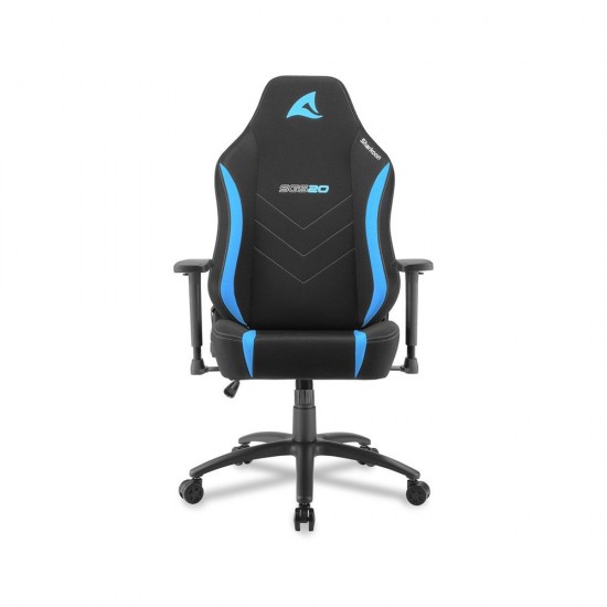 Sharkoon Skiller SGS20 Fabric Artificial Leather Gaming Chair Black/Blue (035021) (SHR035021)